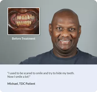 Smileinaday, TDC Patient Quote, Michael J